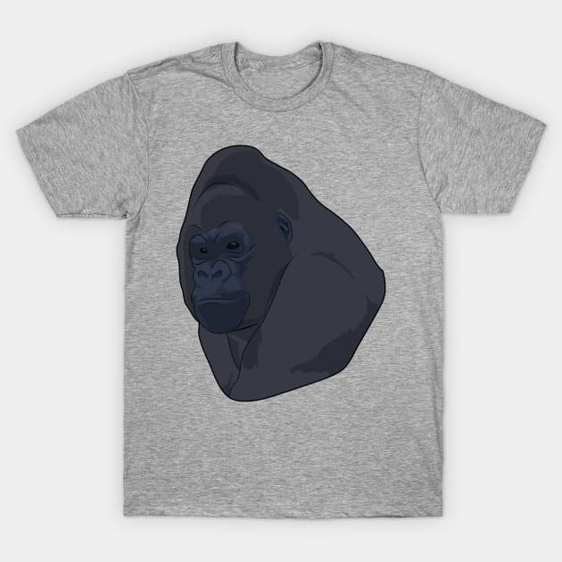 Gorilla T-Shirt by Sticker Steve